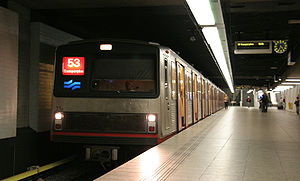 Rame de la série M1-M3 à la station Centraal Station