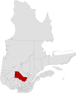 Quebec MRC La Tuque location map.svg