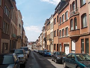 La rue Brichaut à Schaerbeek