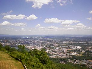 Vue générale de Chattanooga