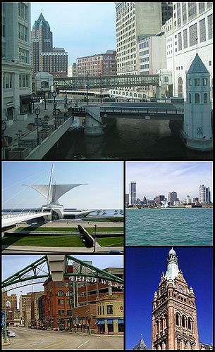 Vue générale de Milwaukee