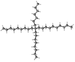 Représentations du 10-heptyl-10-octyleicosane