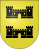 Armoiries de la commune.