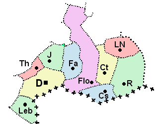 carte du canton de Delle-90