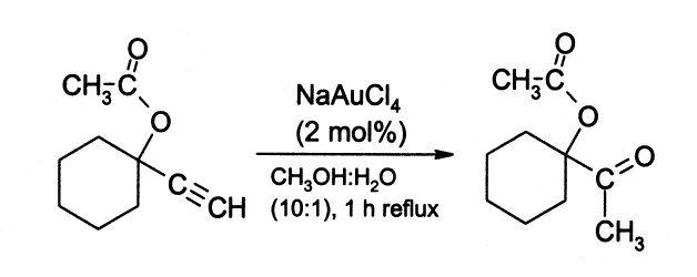 AuCl3 alkyne hydration.gif