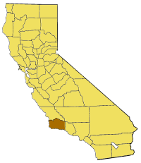 Comté de Santa Barbara dans l'état de Californie