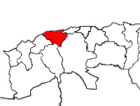 Le département d'Orléansville, crée par la réforme de 1956