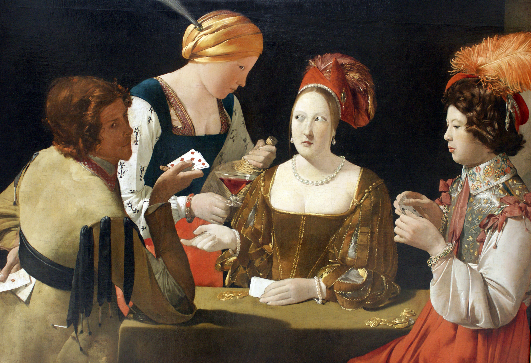 O Batoteiro com o Ás de Ouros ― Georges de La Tour, 1635