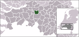 Localisation de la commune de Loon op Zand