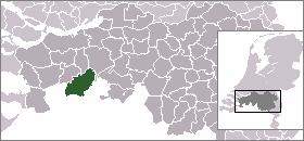Localisation de la commune de Zundert