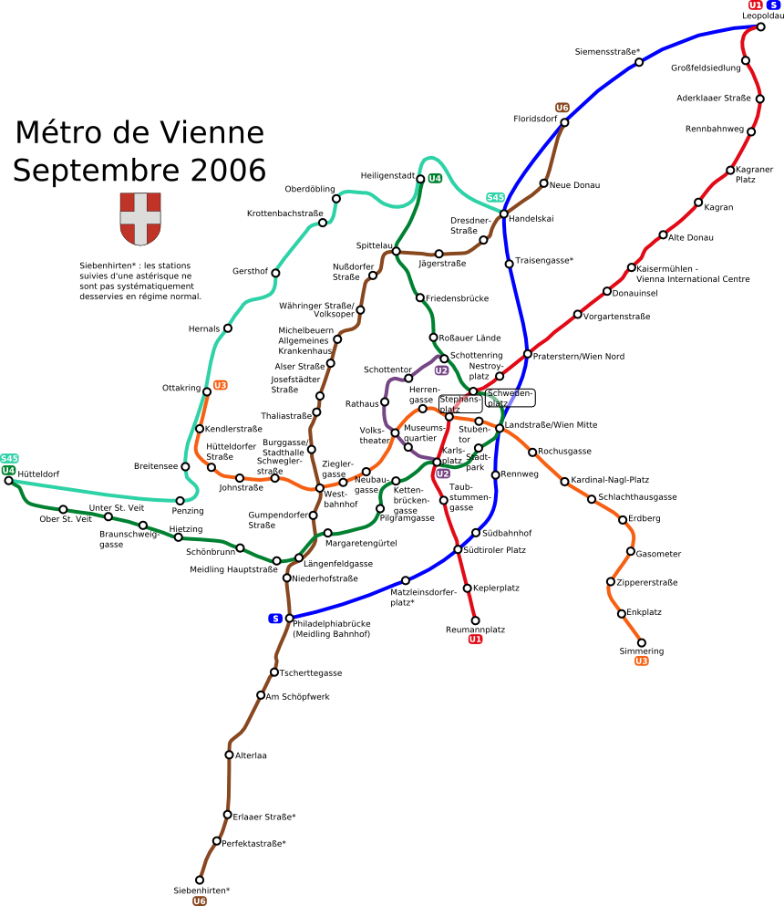 Metro de Vienne