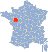 Localisation de Maine-et-Loire en France