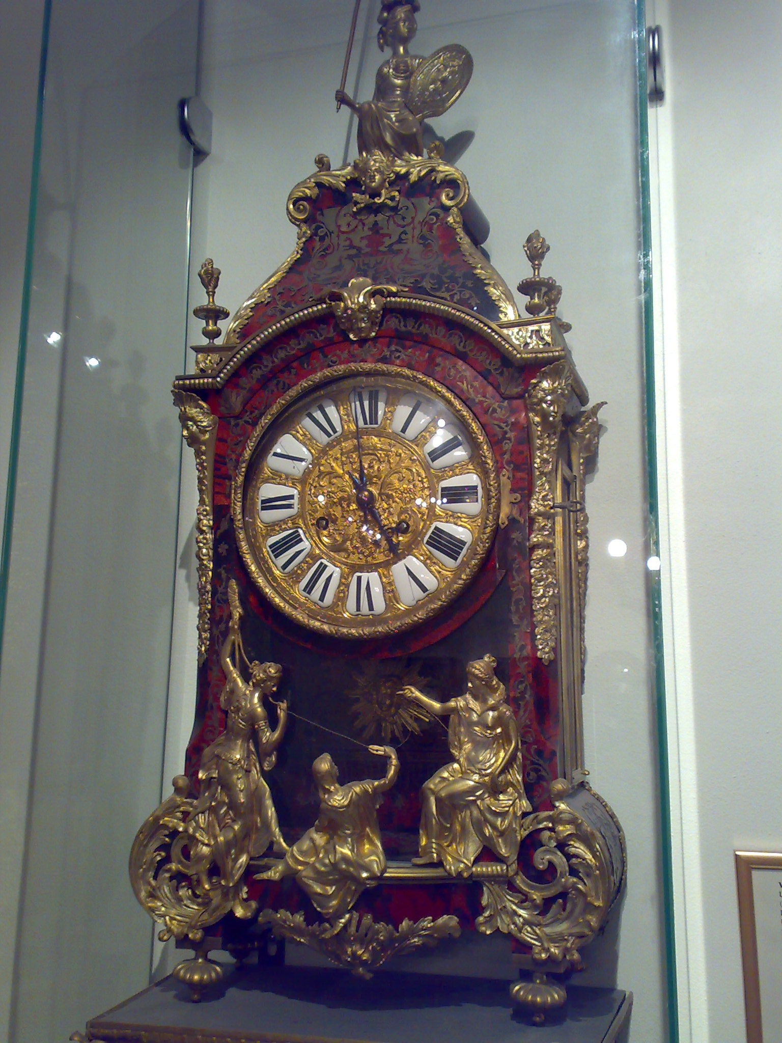 Marqueterie Boulle: Horloge par Balthazar Martinot, 1678