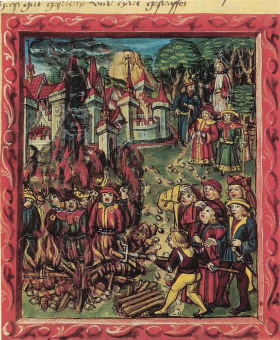 http://fr.academic.ru/pictures/frwiki/77/Medieval_manuscript-Jews_identified_by_rouelle_are_being_burned_at_stake.jpg