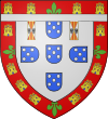 Arms of Prince Ferdinand of Aviz, duke of Viseu.svg