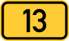 Bundesstraße 13 number.svg
