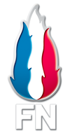 La flamme tricolore, logo du Front national