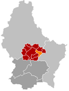 Localisation de Fischbach au Luxembourg