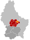 Localisation de Larochette au Luxembourg