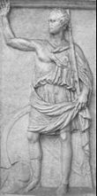 portrait de l'historien Poybe selon un fragment de marbre