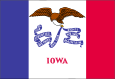 Le drapeau de l'Iowa