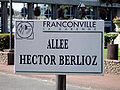 Franconville - Plaque Allee Hector-Berlioz.jpg
