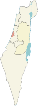 Localisation de District de Tel Aviv en Israël