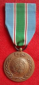 Médaille de la FINUL (recto)