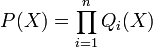 P(X)=\prod_{i=1}^n Q_i(X)