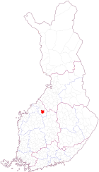 Localisation de Halsua en Finlande