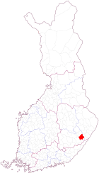 Localisation de Kerimäki en Finlande