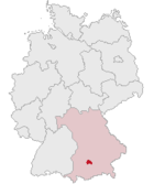 Localisation de l'arrondissement en Allemagne