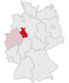 Localisation du district en Allemagne