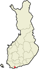 Localisation de Karis en Finlande