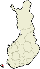 Localisation de Sund en Finlande