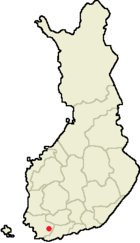 Localisation de Suomusjärvi en Finlande