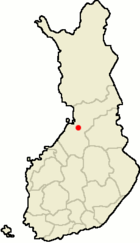 Localisation de Tyrnävä en Finlande
