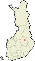 Localisation de Varpaisjärvi en Finlande
