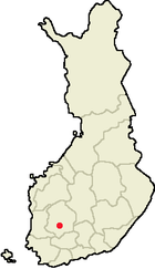 Localisation de Pirkkala en Finlande