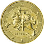 Pièce de 50 centimes de la Lituanie