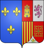 Armoiries Alphonse de Boubon, duc de Cadix.svg