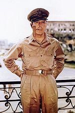 Douglas MacArthur smoking his corncob pipe.jpg
