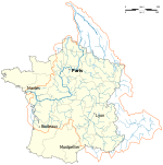 Comparaison du bassin versant du Columbia et de la France métropolitaine