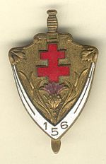 Insigne régimentaire du 156e régiment d'infanterie de forteresse (1939).jpg