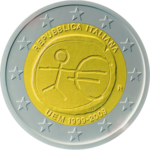 2 € Italie 2009 - Union économique et monétaire