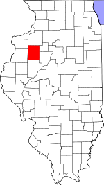 Map of Illinois highlighting Knox County.svg