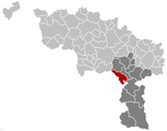 Erquelinnes Hainaut Belgium Map.png