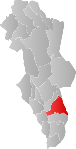 Carte de Åsnes