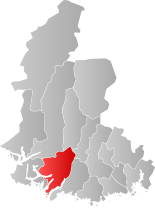 Carte de Lyngdal