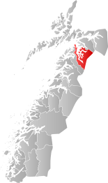 Carte de Tysfjord